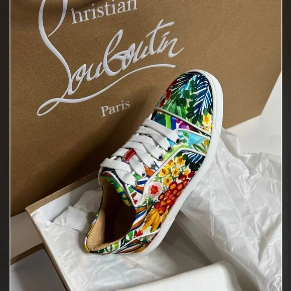 Low Top Christian Louboutin Colorful Sneakers Christian Louboutin
